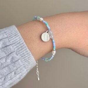 Cat eye pearly bracelet